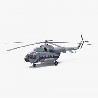 3D Mil Mi-8 Hip Russian Medium Transport Helicopter model