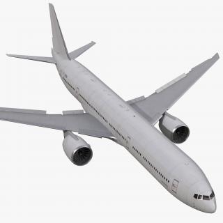 3D Boeing 777-8x Generic Rigged model