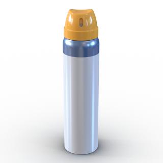 Metal Bottle With Sprayer Cap Generic 3D