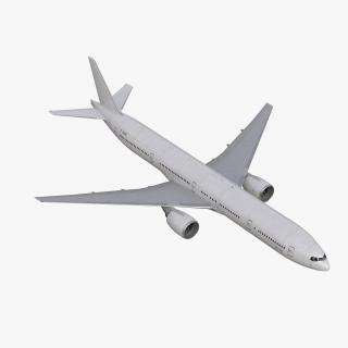 Boeing 777-300 Generic Rigged 3D model