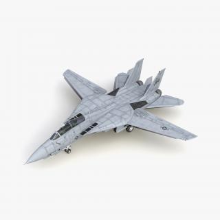 3D model F-14 Tomcat US Combat Aircraft