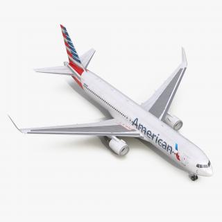 Boeing 767-300ER American Airlines 3D model