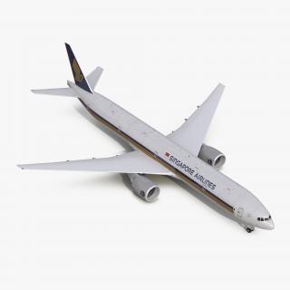 3D model Boeing 777-300ER Singapore Airlines