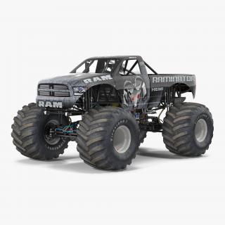 3D Monster Truck Raminator model