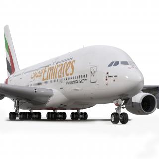 Airbus A380-800 Emirates 3D model