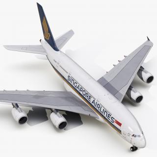 Airbus A380-800 Singapore Airlines 3D model