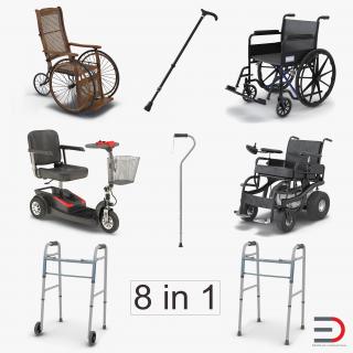 3D Mobility Aids Collection 2