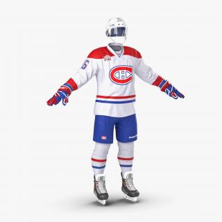 3D model Hockey Equipment Montreal Canadiens