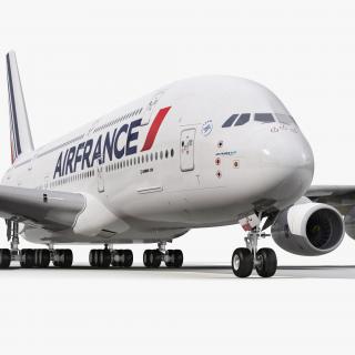 3D Airbus A380-900 Air France