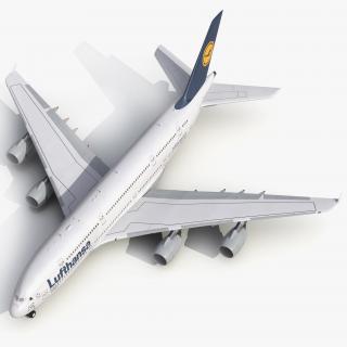 3D model Airbus A380-900 Lufthansa