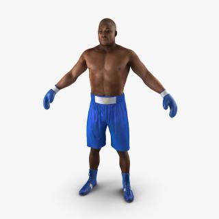 African American Boxer 2 3D model