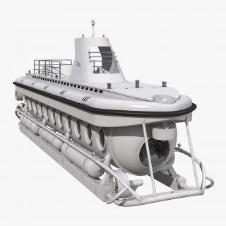 3D Tourist Submarine Mark V Rigged