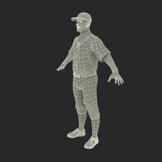 3D model Baseball Player Generic 3