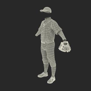 Baseball Player Outfit Mets 3D