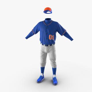 Baseball Player Outfit Generic 4 3D