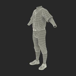 Baseball Player Outfit Generic 8 3D