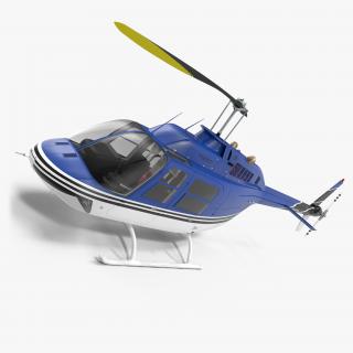 3D Bell 206 JetRanger model