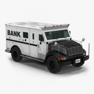 Bank Armored Car 2 Simple Interior 3D model