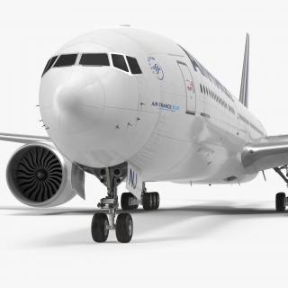 Boeing 777 8x Air France 3D model