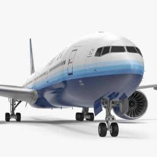 Boeing 777-9x United Airlines 3D model