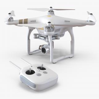 3D DJI Phantom 3 Professional Quadcopter Set