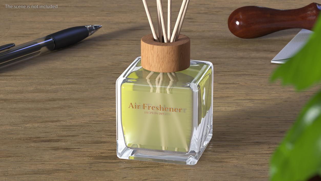 3D Stick Air Freshener Yellow