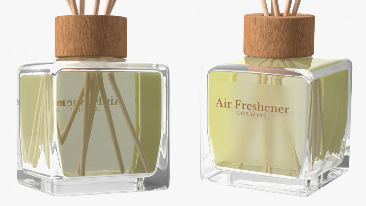 3D Stick Air Freshener Yellow