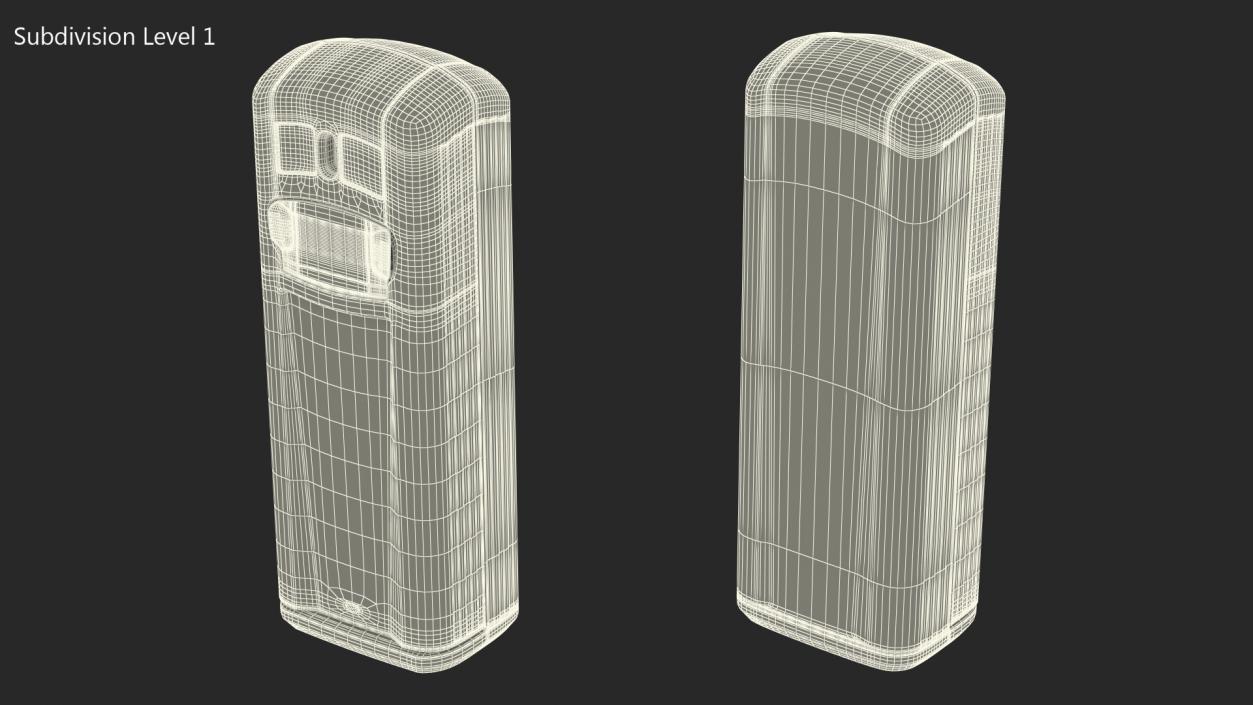 3D model City Pet Waste Station Glasdon Gray