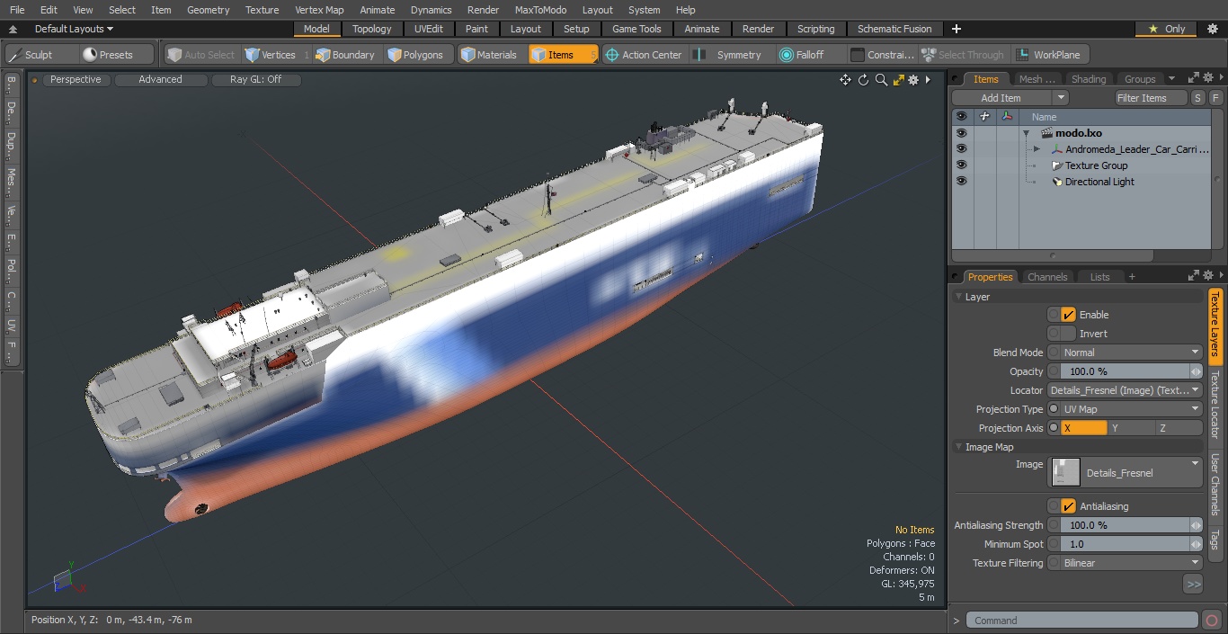 3D Andromeda Leader Car Carrier model