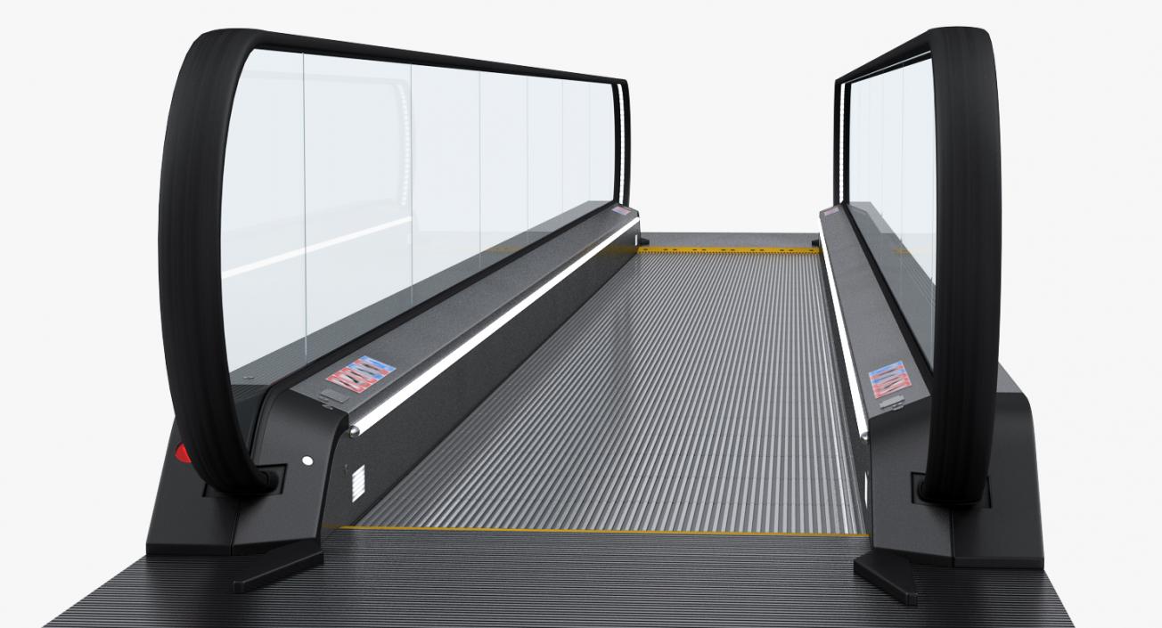 Airport Moving Walkway Rigged 3D model