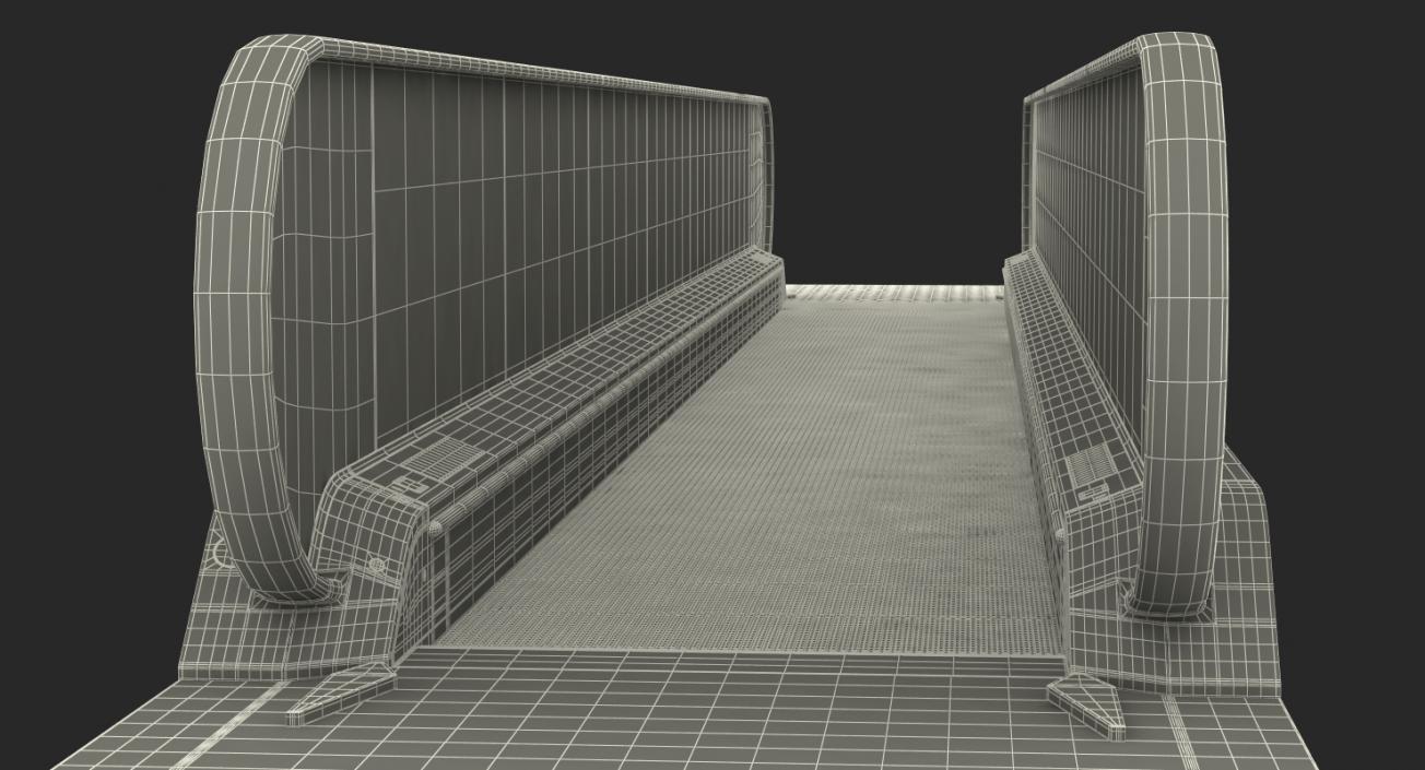 Airport Moving Walkway Rigged 3D model