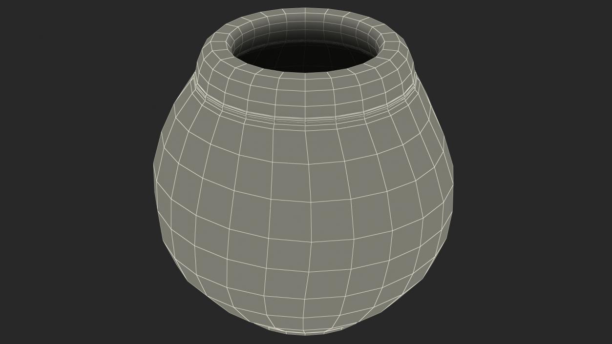 3D model Yerba Mate Calabaza Empty