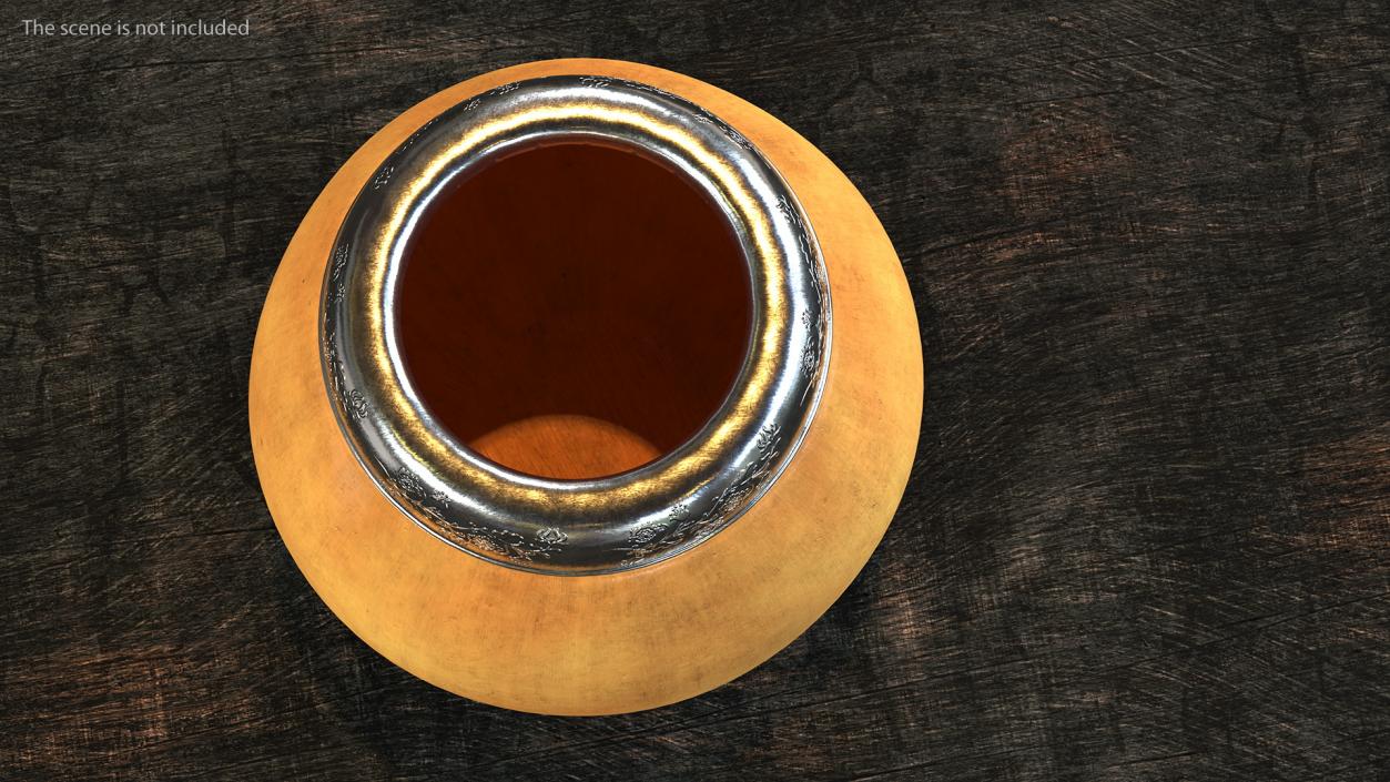 3D model Yerba Mate Calabaza Empty