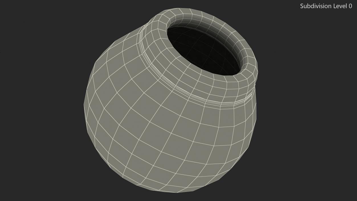 3D model Yerba Mate Calabaza Empty