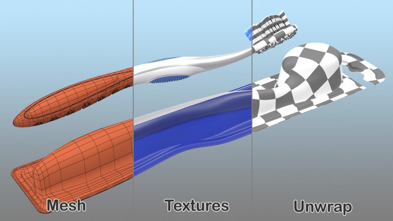 Dental Care Collection 6 3D model