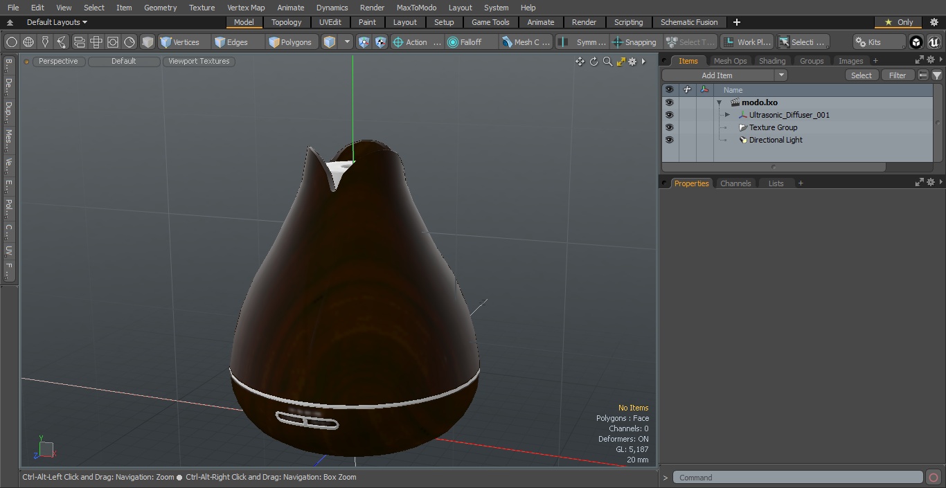 Ultrasonic Diffuser 3D model