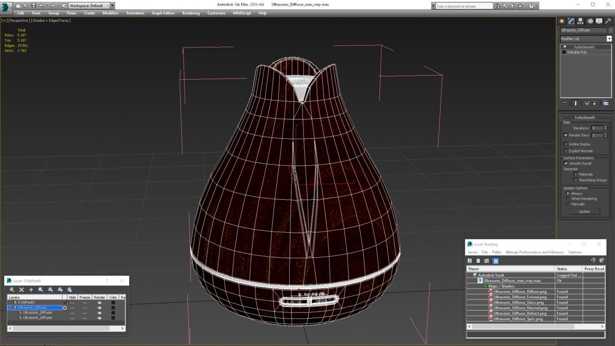 Ultrasonic Diffuser 3D model