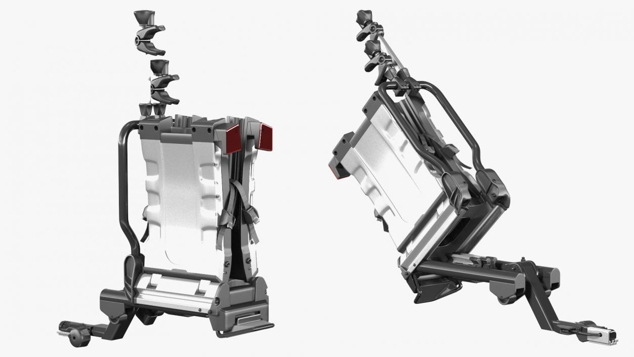 Hitch Bike Racks Platform Rigged 3D