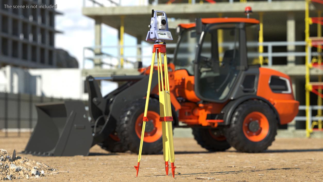 Digital Electronic Theodolite Surveying Instrument with Tripod 3D