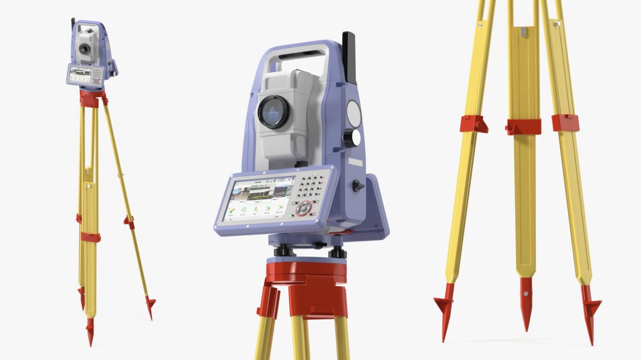 Digital Electronic Theodolite Surveying Instrument with Tripod 3D