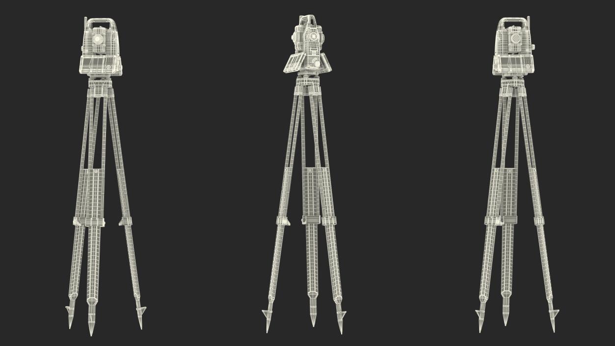 Digital Electronic Theodolite Surveying Instrument with Tripod 3D