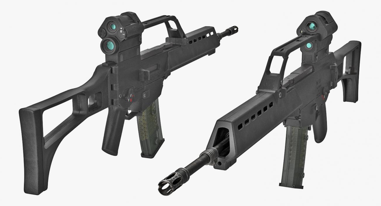 3D model Assault Rifle HK G36