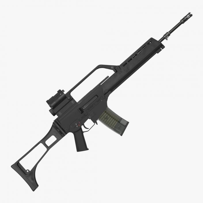 3D model Assault Rifle HK G36