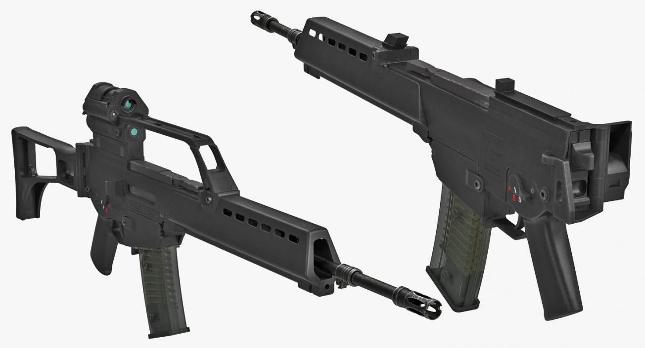 3D model Assault Rifle HK G36