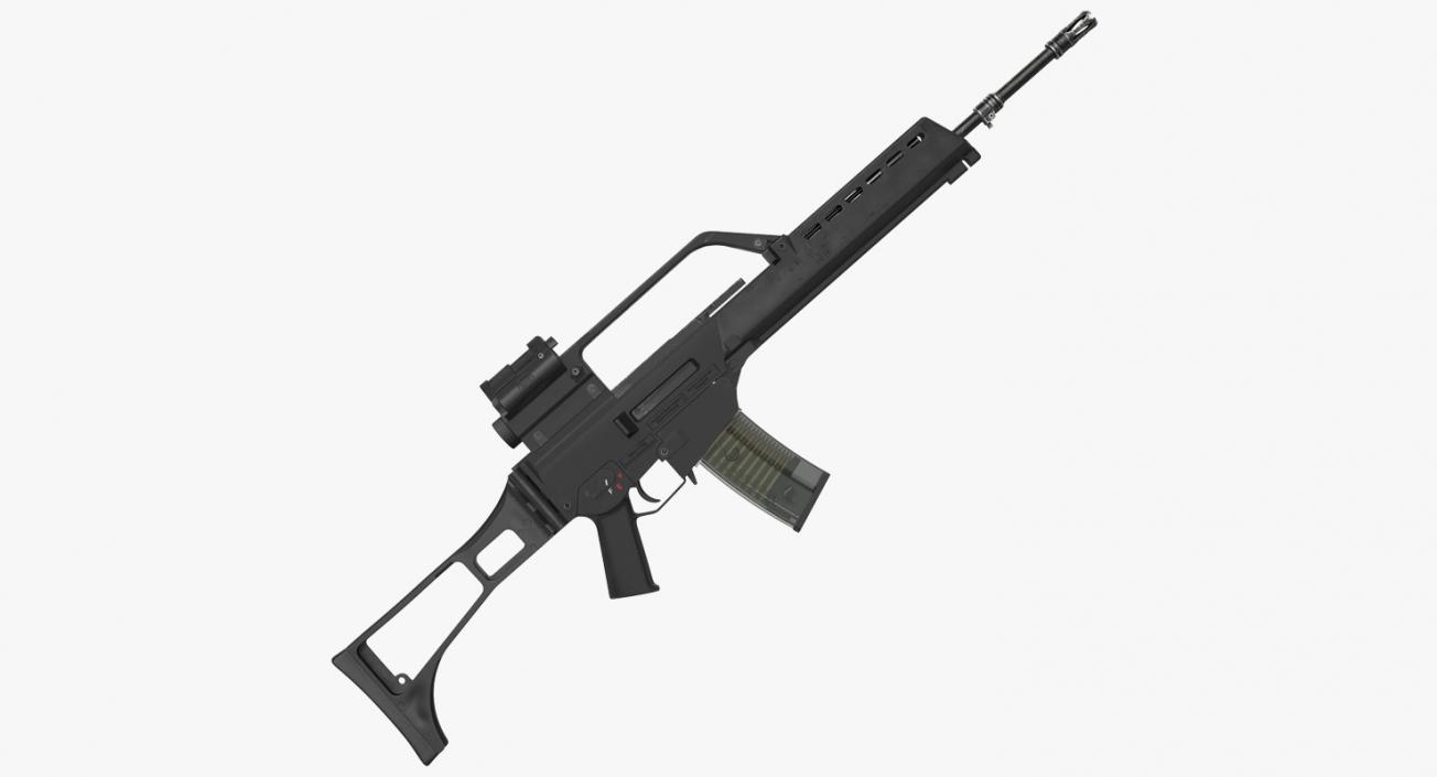 3D model Assault Rifle HK G36