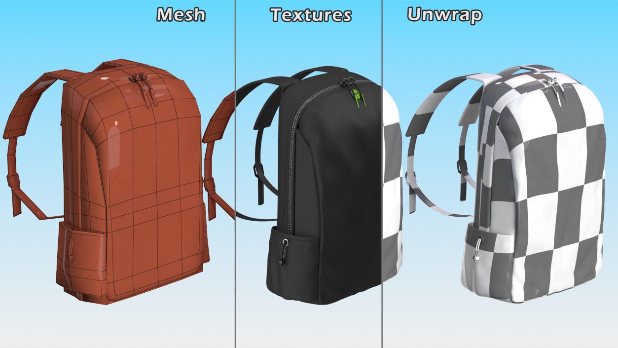 Backpacks Collection 8 3D