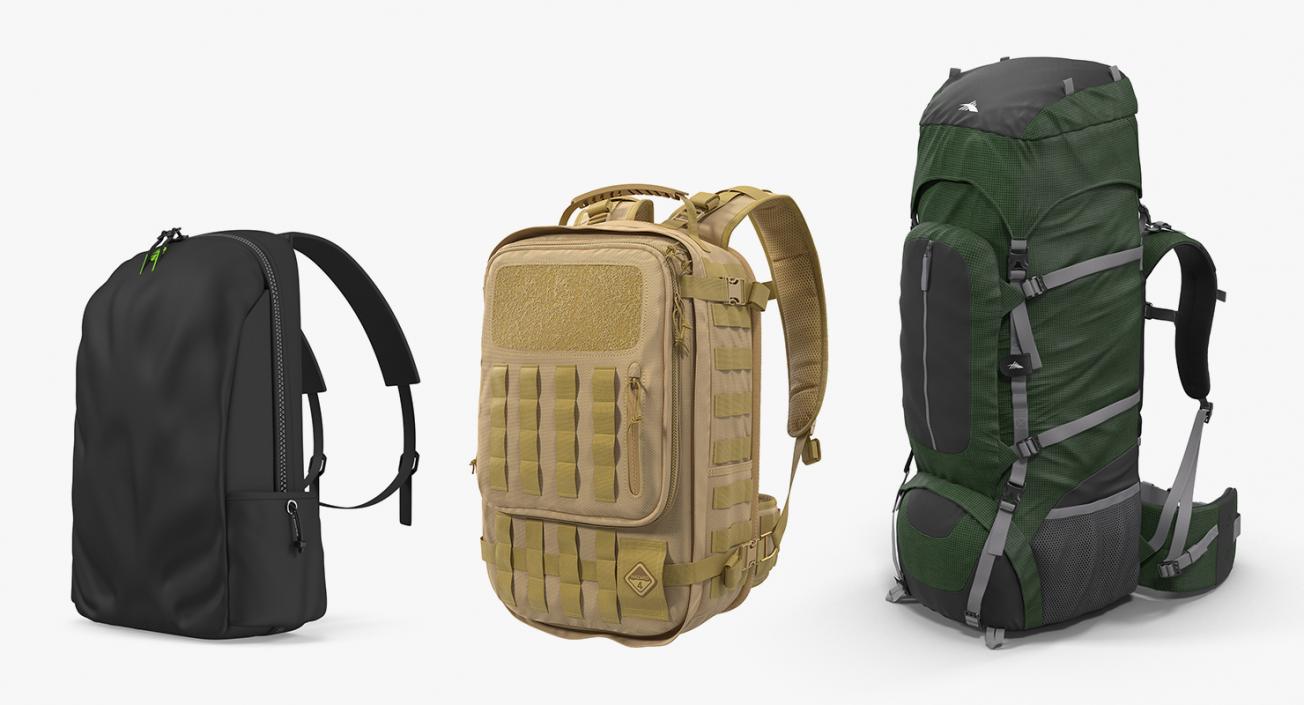 Backpacks Collection 8 3D