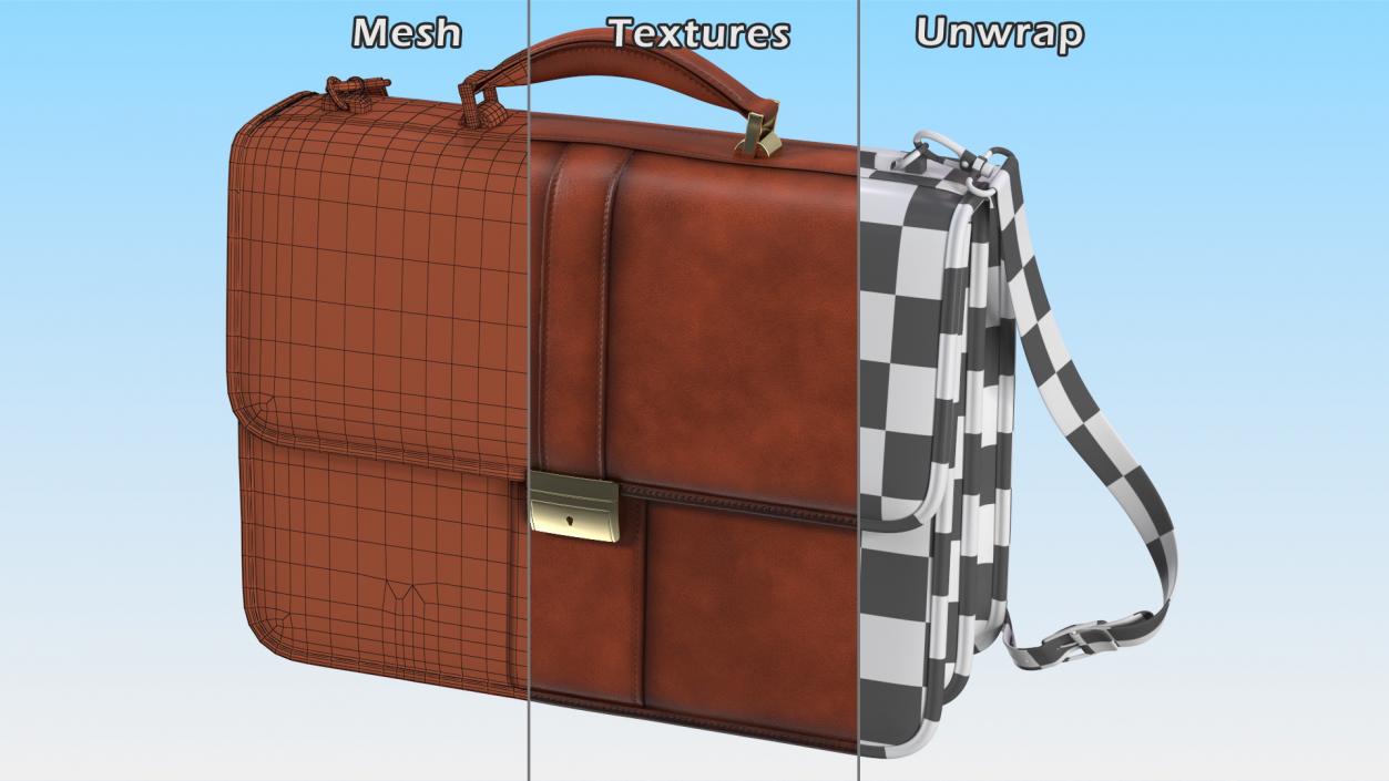 3D Briefcases Collection