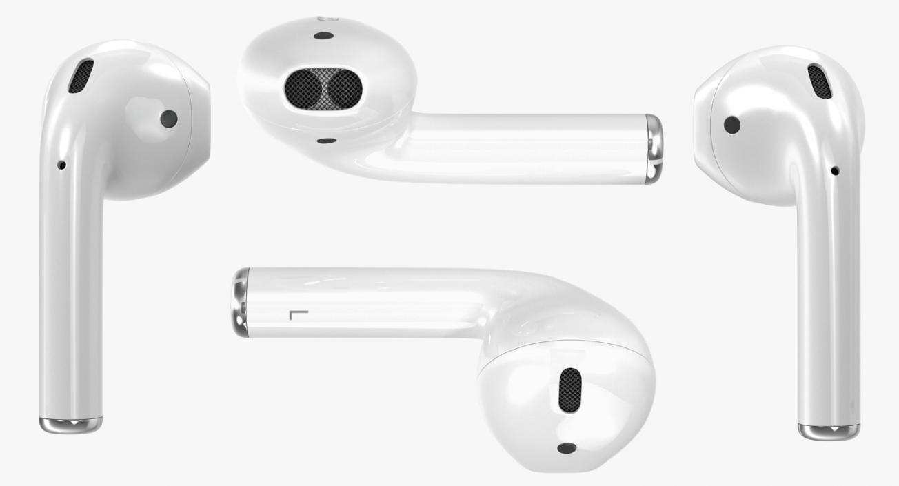 3D Apple AirPods Wireless Collection model