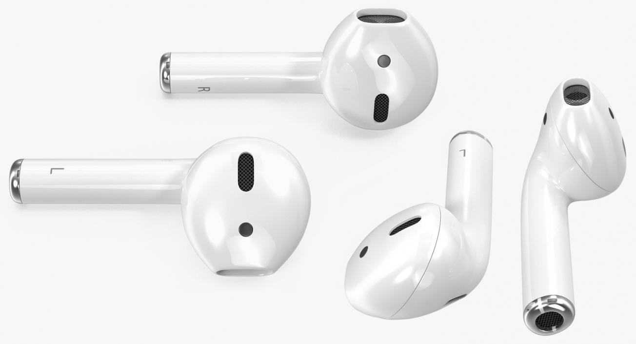 3D Apple AirPods Wireless Collection model